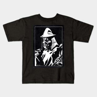 SHREDDER (Black and White) Kids T-Shirt